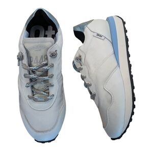 NEW P448 Cancun Leather Sneaker In Milan Blue
